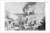 Soldiers Firing on Fort Sumter by Anonymous