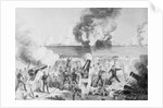 Soldiers Firing on Fort Sumter by Anonymous