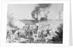 Soldiers Firing on Fort Sumter by Anonymous
