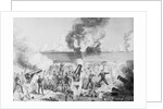 Soldiers Firing on Fort Sumter by Anonymous