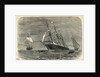 Sailors Abandoning Ship in Life Boats by Anonymous