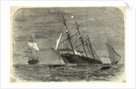 Sailors Abandoning Ship in Life Boats by Anonymous