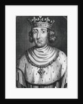 Portrait of King Edward I of England by Anonymous