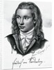 Illustrated Portrait of Poet Friedrich Leopold Von Hardenberg by Anonymous