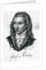 Illustrated Portrait of Poet Friedrich Leopold Von Hardenberg by Anonymous
