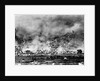Allied Bombing on German Controled Town by Anonymous