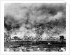 Allied Bombing on German Controled Town by Anonymous