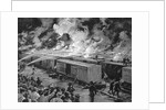 Burning of 600 Freight Cars on Panhandle by Anonymous