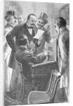 Drawing Depicting Grover Cleveland and Officials Examining Ballot Results by Anonymous