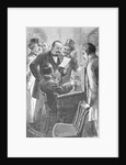 Drawing Depicting Grover Cleveland and Officials Examining Ballot Results by Anonymous
