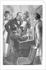 Drawing Depicting Grover Cleveland and Officials Examining Ballot Results by Anonymous