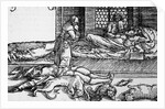 Plague Victim Dying by Anonymous