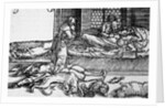 Plague Victim Dying by Anonymous