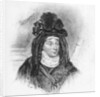 Queen Charlotte Sophia Wearing Elaborate Headdress by Anonymous