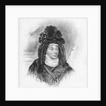Queen Charlotte Sophia Wearing Elaborate Headdress by Anonymous