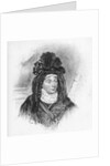 Queen Charlotte Sophia Wearing Elaborate Headdress by Anonymous