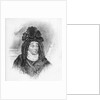 Queen Charlotte Sophia Wearing Elaborate Headdress by Anonymous