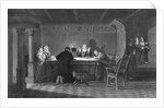 Illustration Entitled A Visit from the Inquisition by Anonymous