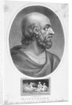 Profile Drawing of Greek Physician Hippocrates by Anonymous