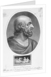 Profile Drawing of Greek Physician Hippocrates by Anonymous
