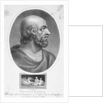 Profile Drawing of Greek Physician Hippocrates by Anonymous