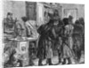 Print of Police Searching a Printing Press by Anonymous