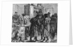 Print of Police Searching a Printing Press by Anonymous