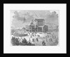 Engraving of the Festspielhaus in Bayreuth, Germany by Anonymous