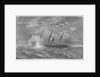 Print Showing the Loss of the USS Housatonic by Anonymous