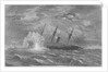 Print Showing the Loss of the USS Housatonic by Anonymous