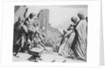 Print of the Crowd Choosing Between Barabbas and Jesus Christ by Anonymous