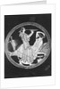 Greek Pottery with a Musician and a Reclining Man by Anonymous