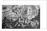 Engraving of a Witches' Sabbath by Anonymous