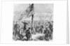 Raising American Flag on Fort Sumter by Anonymous