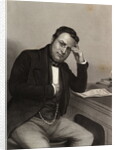 Early Italian Statesman Camillo Benso Cavour in Pensive Pose by Anonymous