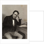 Early Italian Statesman Camillo Benso Cavour in Pensive Pose by Anonymous