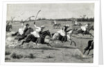 Natives Of Manipur Playing Game Of Polo by Anonymous