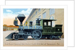 First Engine Operated Over Central Pacific RR Out of Sacramento, California Postcard by Anonymous