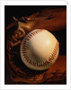 Baseball and a Pitcher's Mitt by Anonymous