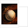 Baseball and a Pitcher's Mitt by Anonymous