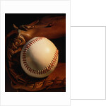 Baseball and a Pitcher's Mitt by Anonymous