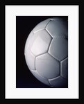 White Soccer Ball by Anonymous