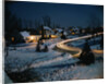 Neighborhood at Night by Anonymous