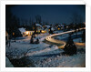 Neighborhood at Night by Anonymous