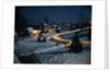 Neighborhood at Night by Anonymous