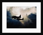 US Navy SBD Dauntless Dive Bombers in Flight by Anonymous
