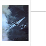 USAF B-29 Superfortress Bomber in Flight by Anonymous