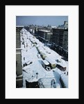 Snow Covered Street and Cars by Anonymous