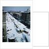 Snow Covered Street and Cars by Anonymous
