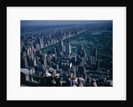 Tourists Looking Over Manhattan at Central Park by Anonymous